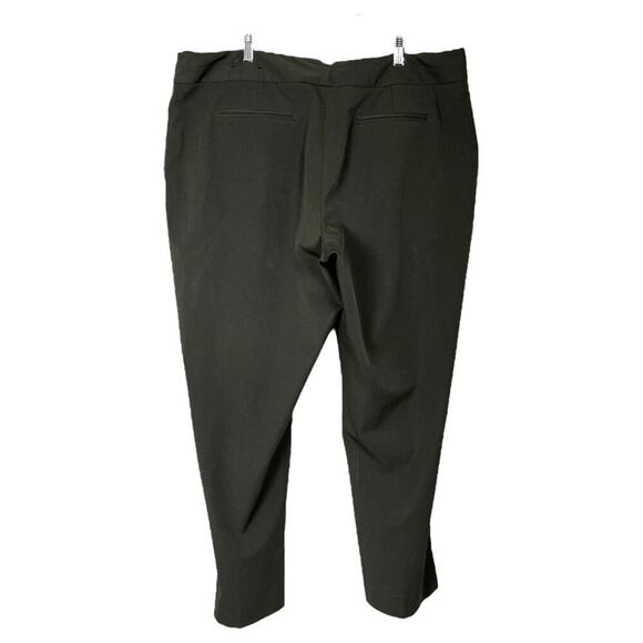 Worthington Women’s 2 Pair Pants Modern Fit Mid Rise Olive Green Tan Size 18 - Picture 5 of 10